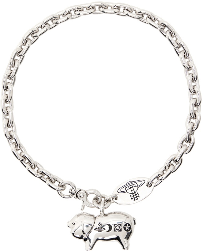 Photo: Vivienne Westwood Silver Pig Necklace