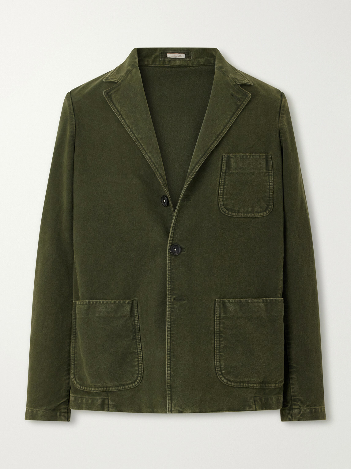 Massimo Alba - Baglieto Cotton Blazer - Green