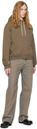 John Elliott Brown Beach Hoodie