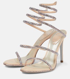 Rene Caovilla Cleo embellished satin sandals