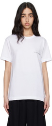 Comme des Garçons Shirt White Logo T-shirt