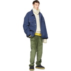 Sunnei Green Corduroy Straight Trousers