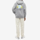 And Wander x Maison Kitsuné Hoody in Grey