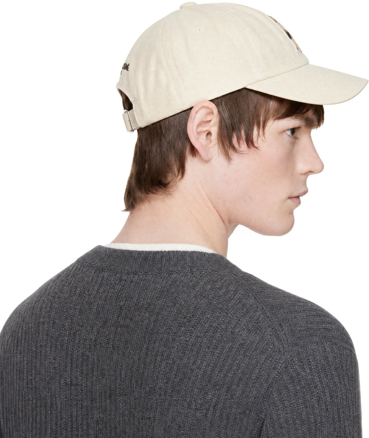 Maison Kitsuné Off-White Dressed Fox Cap