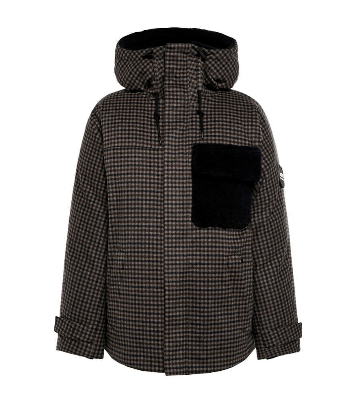 Photo: Giorgio Armani - Checked cashmere down jacket