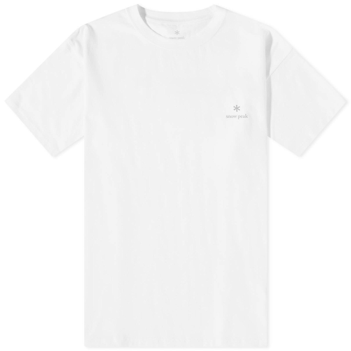 Photo: Snow Peak Men's Logo T-Shirt in White