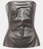 Rick Owens Lido coated denim corset