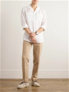 Brunello Cucinelli - Camp-Collar Linen Shirt - White