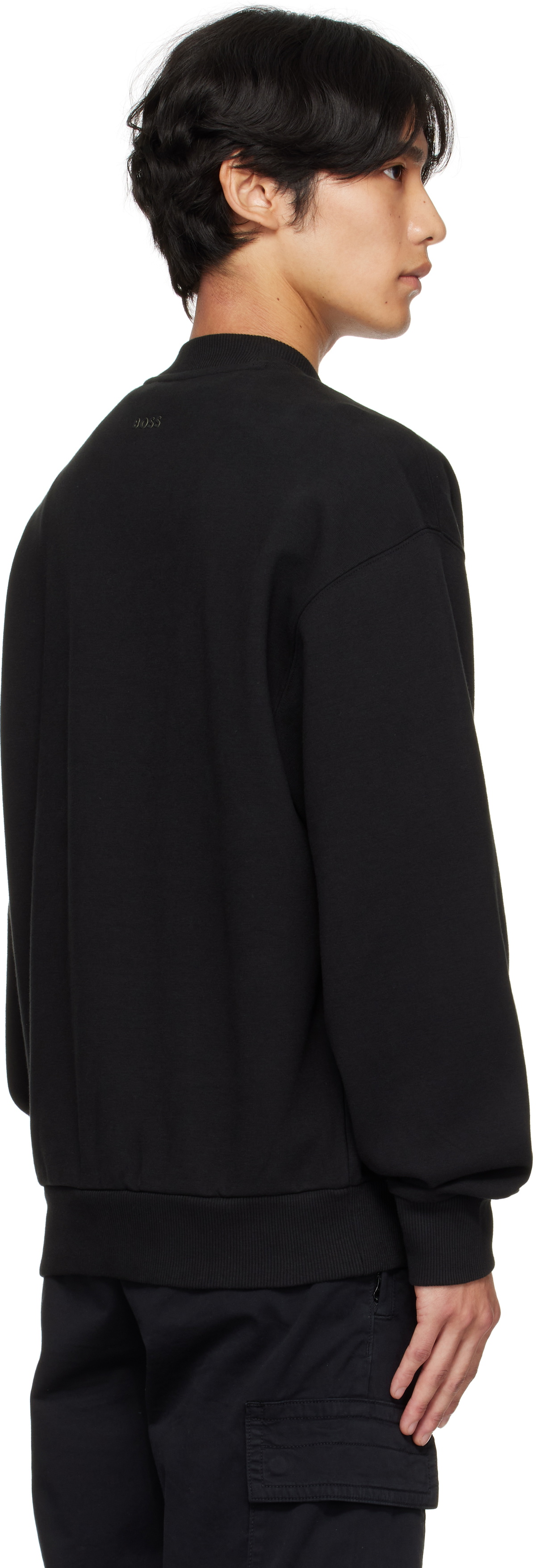 BOSS Black Oversized-Fit Sweatshirt