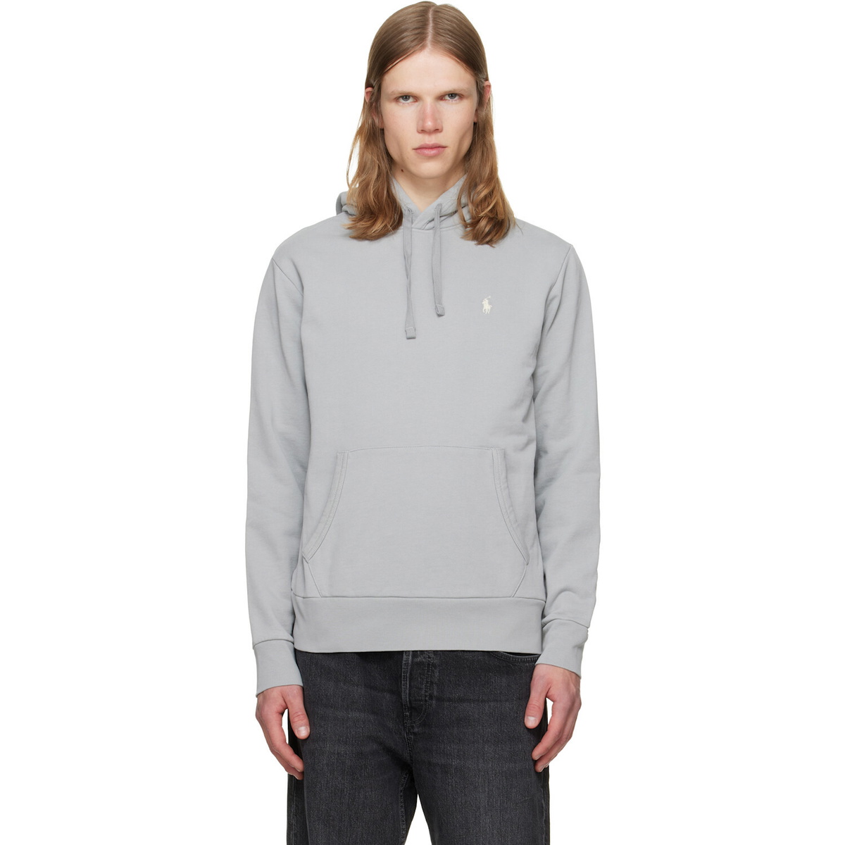 Polo Ralph Lauren Gray Loopback Terry Hoodie