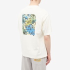 Blue Flowers Men's Pollinator T-Shirt in Antique White