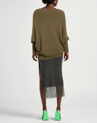 Manila Grace Womens Sweater Military in Green