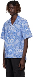 Moncler Blue Camicia Shirt