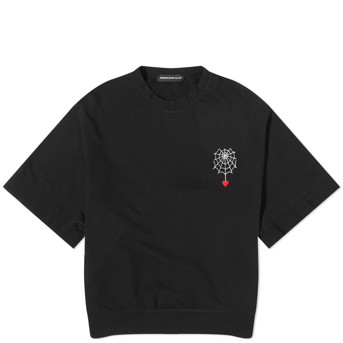 トップス 09ss undercover spider web tee archive Undercover Women's Spider Web Love T-Shirt in Black Undercover