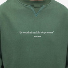 Bram's Fruit Men's Distressed Slogan Sweater in Green