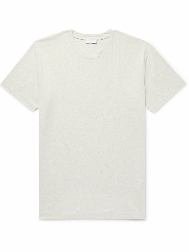 Photo: Sunspel - Riviera Cotton-Jersey T-Shirt - Neutrals