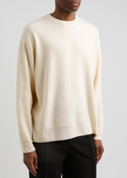 Wooyoungmi Side-split Wool Jumper Ivory