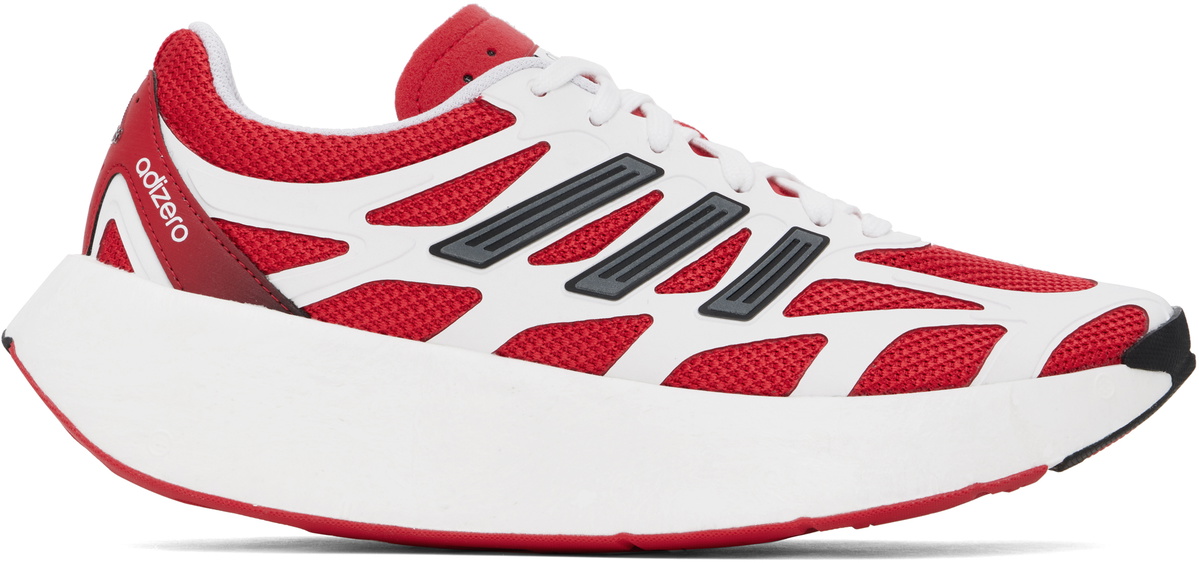 ? Adidas Adizero Aruku Sneakers Men’s 10.5  Unisex  Swirlfoam Sole – Red/White Styling my new @adidasOriginals ADIZERO Aruku #createdwithadidas main image 3