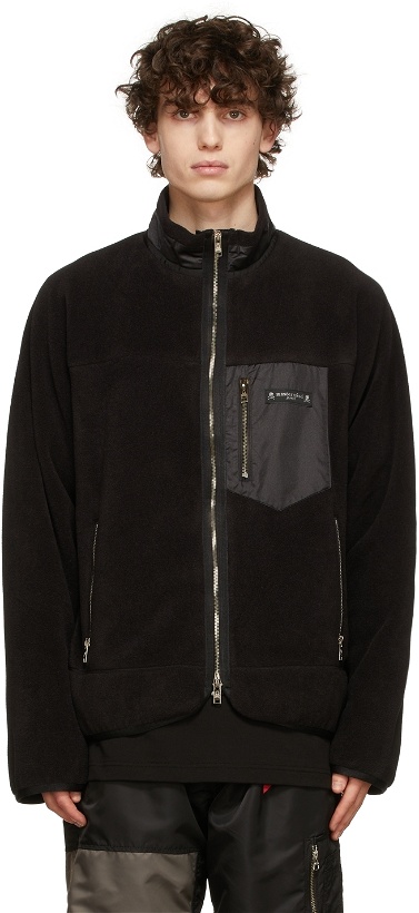 Photo: mastermind JAPAN Black Zip Fleece Jacket