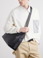 LOEWE - Loop Logo-Debossed Leather Messenger Bag