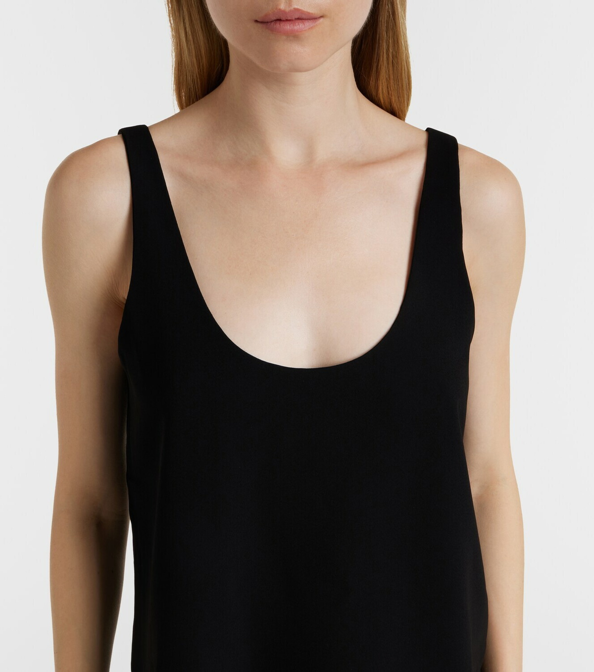 Leset Ari cropped crêpe tank top