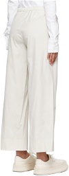 S Max Mara Off-White Bronzo Lounge Pants