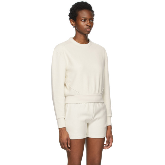 rag and bone Off White Terry City Sweatshirt Rag and Bone