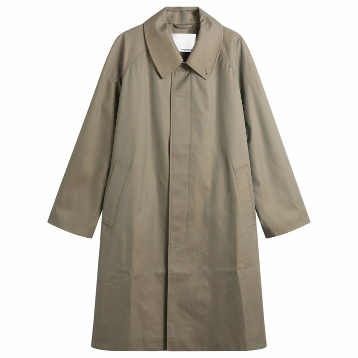 Photo: Sage Nation Men's Westminster Overcoat in Tropical Taupe