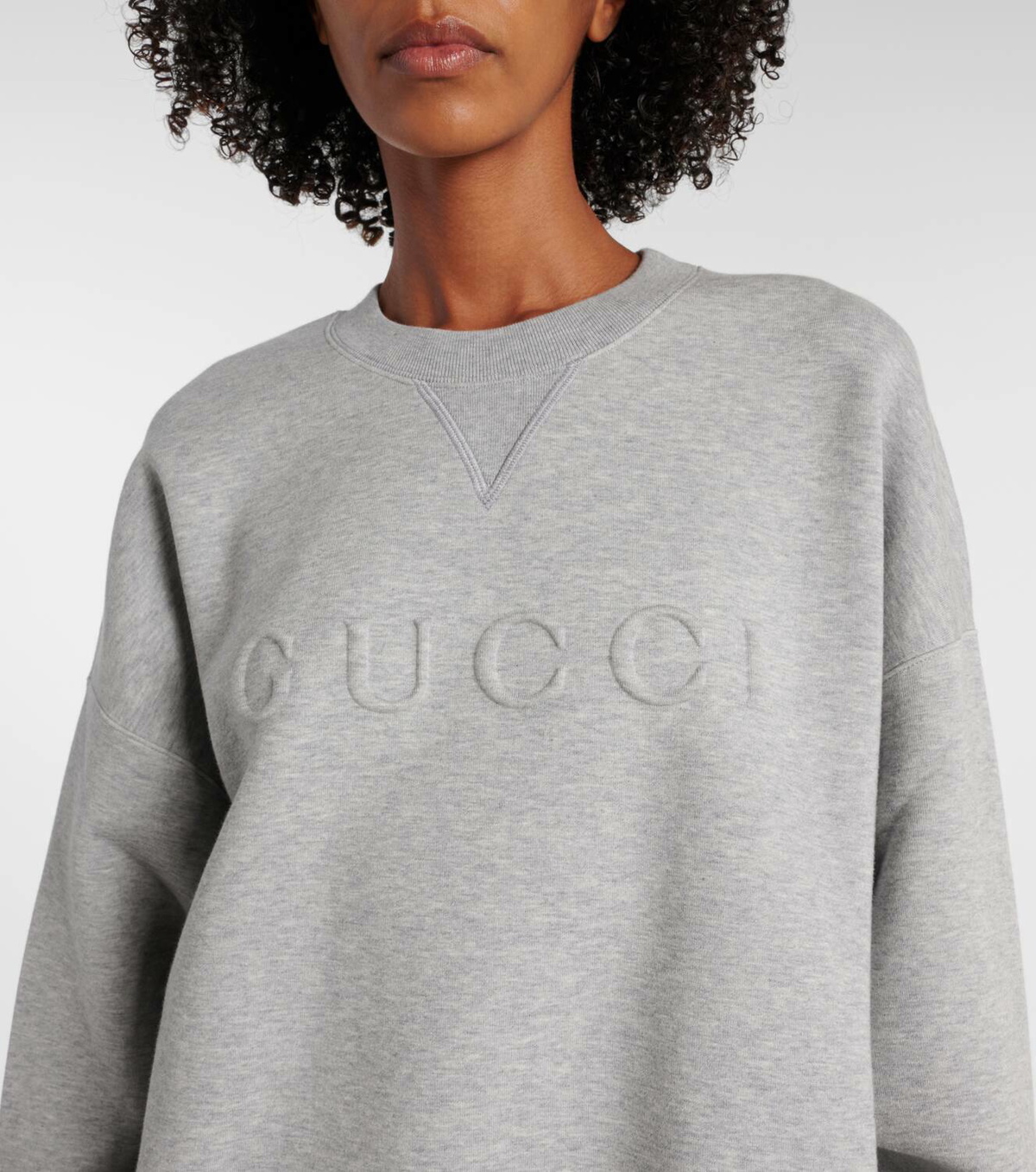 Gucci Logo cotton jersey sweatshirt