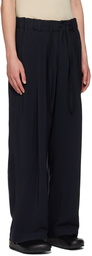 Studio Nicholson Navy Noam Trousers