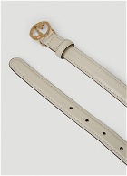 Interlocking G Belt in White