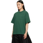 sacai Green Cotton Jersey T-shirt
