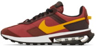 Nike Red & Brown Air Max Pre-Day Sneakers