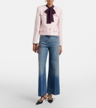 Valentino VGold wide-leg faded jeans