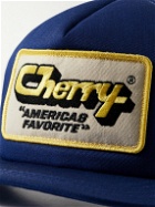 Cherry Los Angeles - America's Favorite Logo-Appliquéd Twill and Mesh Trucker Cap