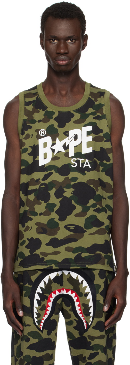 BAPE CAMO タンクトップ A BATHING APE® Abc Camo Nyc Logo Tank Top | Bape official website