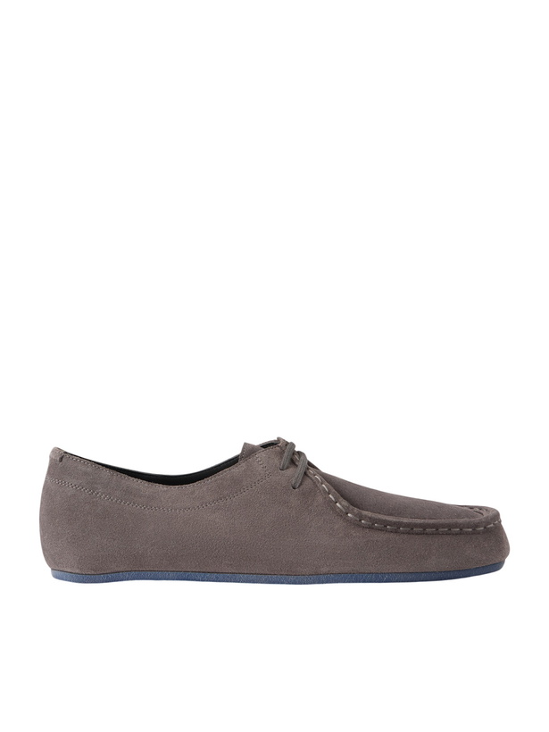 Photo: Jil Sander - Suede Derby Shoes - Gray