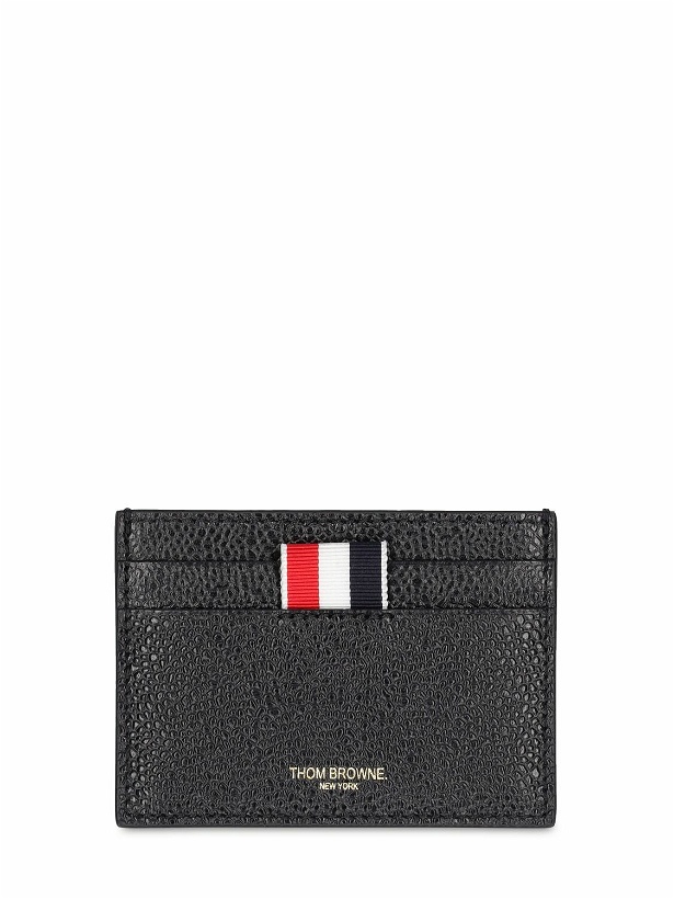 Photo: THOM BROWNE - Single Grained Leather Card Holder