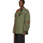 Loewe Khaki Patch Pocket Military Parka