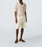 King & Tuckfield Striped wool shirt
