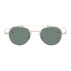 Thom Browne White Gold and Silver TBS912 Sunglasses