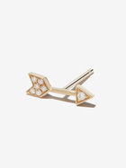 MARIA TASH 18K Yellow Gold Arrow Diamond Earring