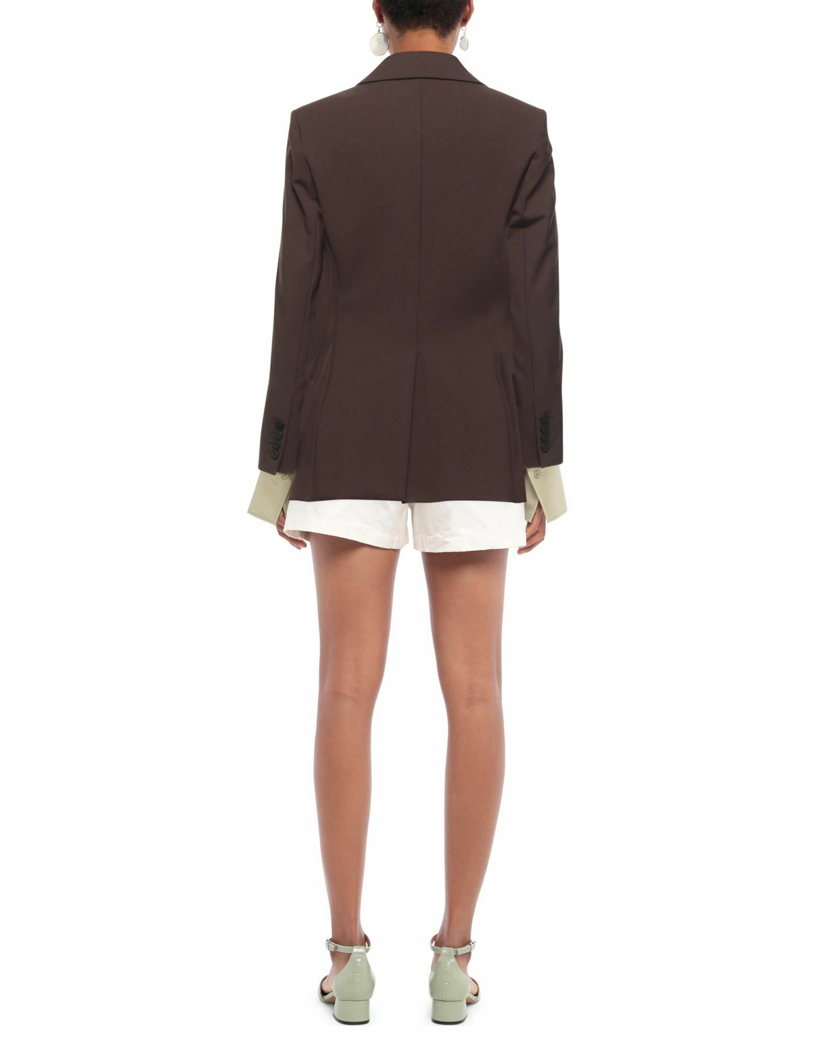 Theory Womens Blazer Dark in Brown