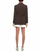 Theory Womens Blazer Dark in Brown