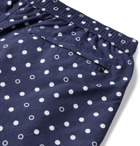 Onia - Charles Short-Length Polka-Dot Swim Shorts - Blue