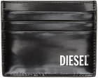 Diesel Black Patent Johnas II Card Holder