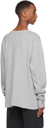 Greg Lauren SSENSE Exclusive Grey Hemp Sweatshirt