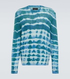 Amiri - Tie-dye cashmere and wool sweater