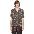 Dries Van Noten Burgundy Floral Carltone Shirt