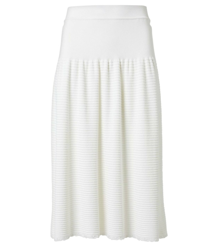 Photo: Loro Piana Dora Baltea silk and cotton midi skirt